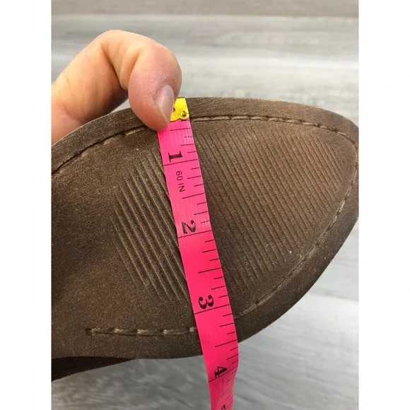 Diba True Flying Solo Women's Brown Leather 6.5 Studded Ankle Western Pull On - Picture 10 of 11